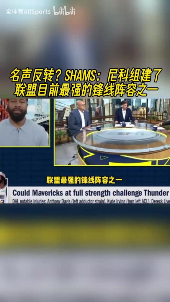 名声反转？shams：尼科组建了联盟目前最强的锋线阵容之一！