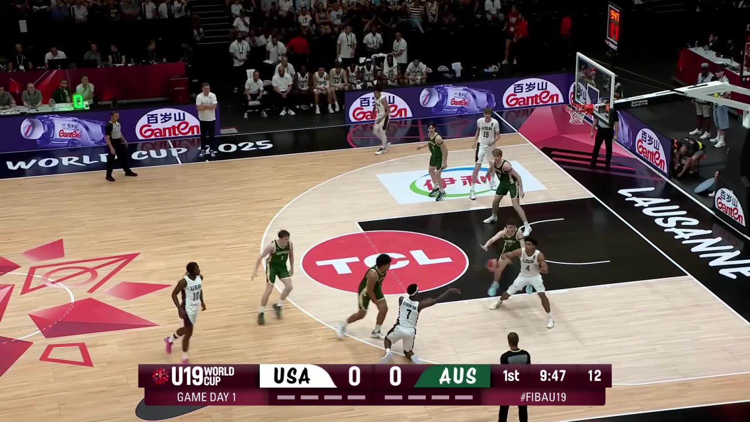 U19男篮世界杯小组赛 美国男篮U19-澳大利亚U19 集锦