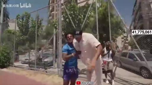 真比的话谁会赢呢？字母哥拒绝跟甲亢哥比短跑~